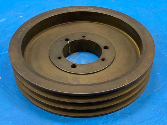 Dodge 3 5V10.9SF 3 Groove, Bushing Required Bore Size, 10.9000 in O.D., QD Bushed, SF Series Bushing, Cast Iron Material