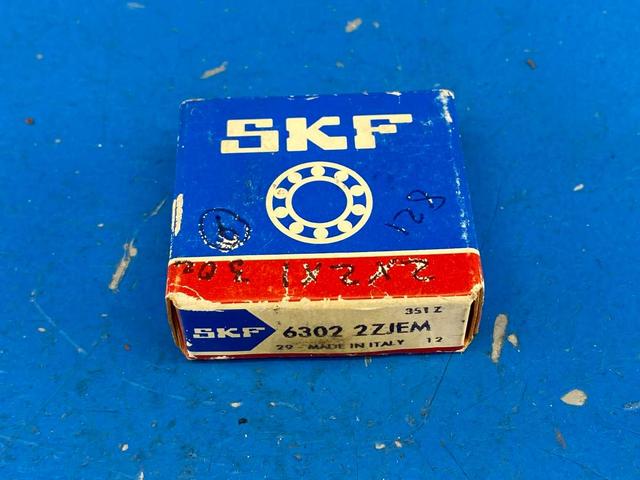 SKF 6302 2ZJEM Single Row Deep Groove Ball Bearing 0.5906" Bore x 1.6535" O.D x 0.5118" Width