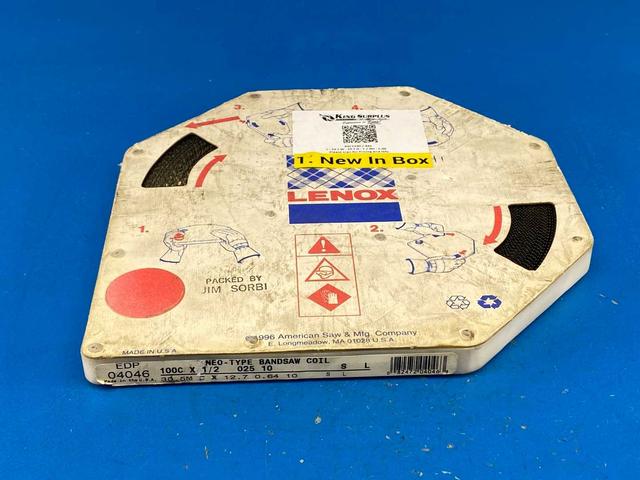 Lenox EDP04046 100Cft X 1/2" NEO-TYpe Bandsaw Coil 10 Teeth/in