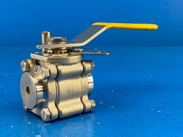 1/4" Sharp Series 86 3-Piece Instrumentation Ball Valve
