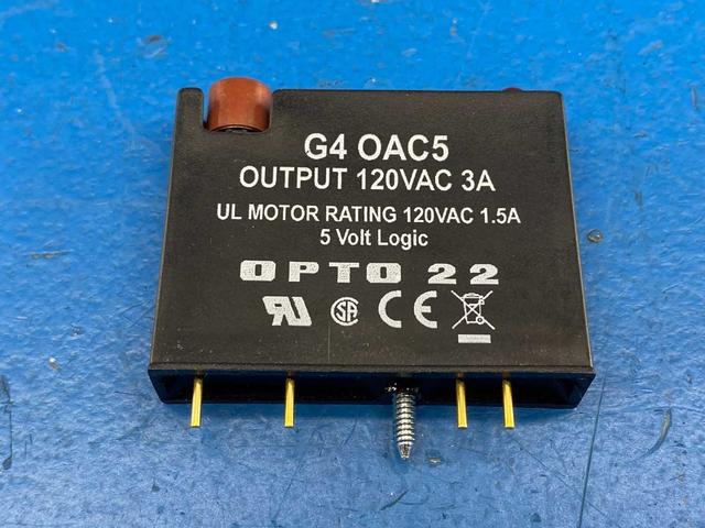 OPTO 22 G4OAC5 AC Output Module, 12–140 VAC, 5 V logic, 3 A