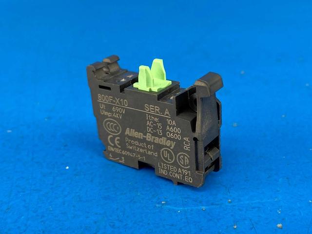 Allen-Bradley 800F-X10 Contact Block 10A 690V