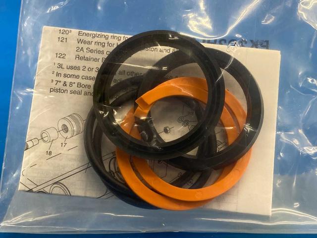 Parker PK202HLL01, OEM 2" Buna-N(Nitrite) 2HL, 3LL, VHL Series Piston Seal Kit