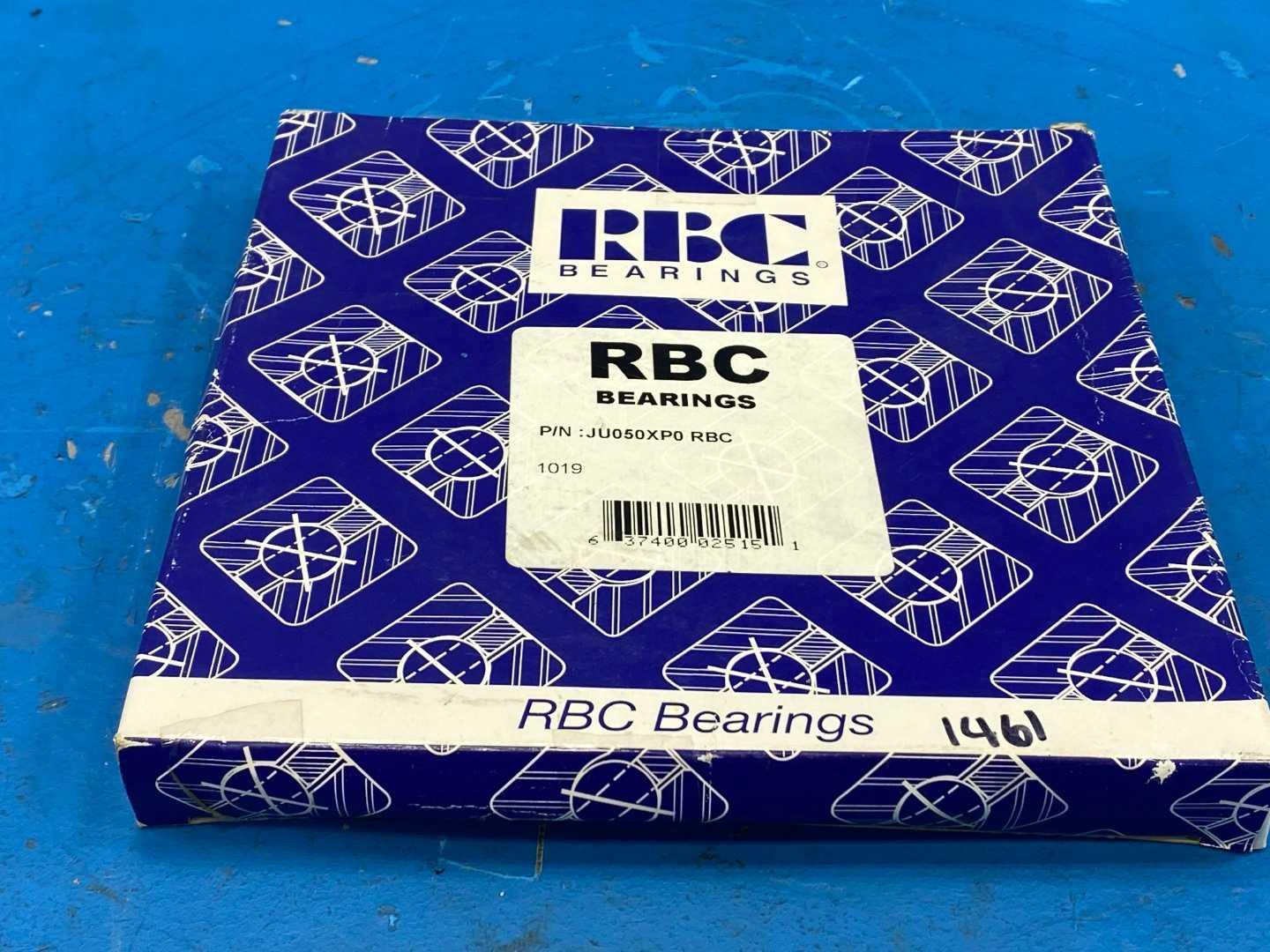 RBC Bearings JU050XP0 RBC Thin Section Ball Bearing, 4-Point Contact Type-X, Double Sealed, 5" Bore x 5.75" OD