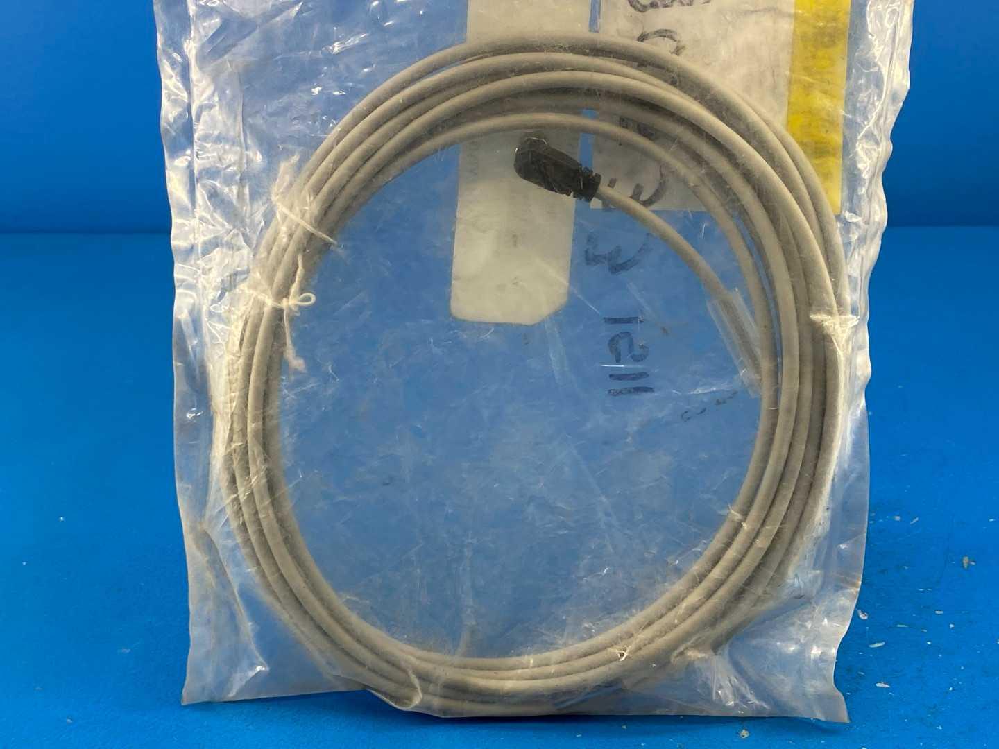 Pantron Automation TKHM-W-5 (di-soric) Angled M8-x1, 3-pin open-ended cable, 5 m, polyurethane jacket, angled connector, IP67