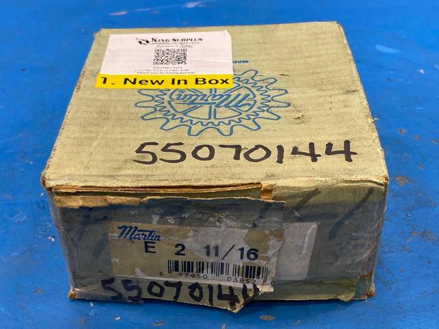 Martin E 2-11/16 Quick Disconnect E Bushing, 2-11/16 in Bore, 6.0000 in Flg OD, 2.7500 in LTB, Cast Iron Material