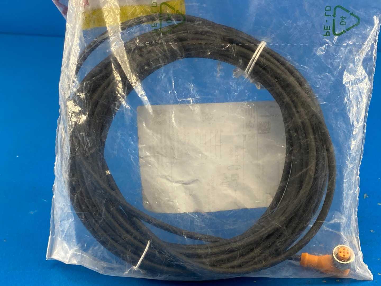 ifm EVC537 M12, 5-pin, Right-Angle Female Cord set, PUR, 10m (ADOAH050MSS0010C05)