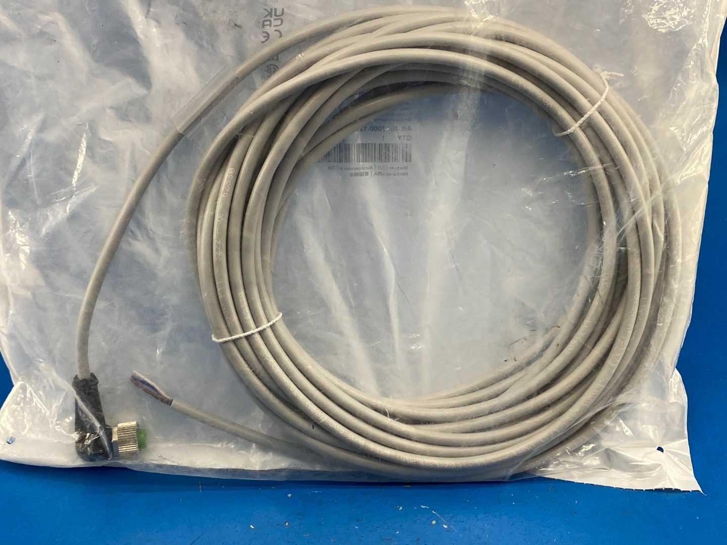 Murr Elektronik 7000-12341-2141000 Murr Elektronik M12 Female 90Degree A-Coded Cable Assembly, 4-pole PVC 4x0.34 gy UL/CSA 10m