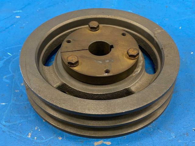Ametric 2A70 AL V-Belt Sheave – A Section, 2 Grooves, 7.00" Pitch Diameter, QD Bushing w/ Installed Bushing