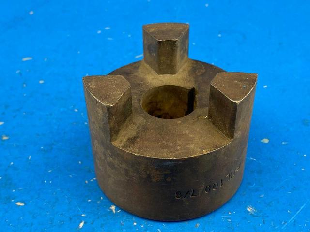 AML 100 Jaw Coupling Hub 7/8 in Bore Finished w/ Keyway & SS, Iron Material