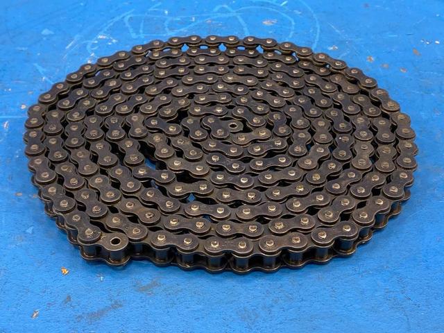 Morse 40R 10FT, 127714 Roller Chain #40 / 1/2 in Pitch, Riveted, 1 Strand, Carbon Steel Material, 10 ft Length
