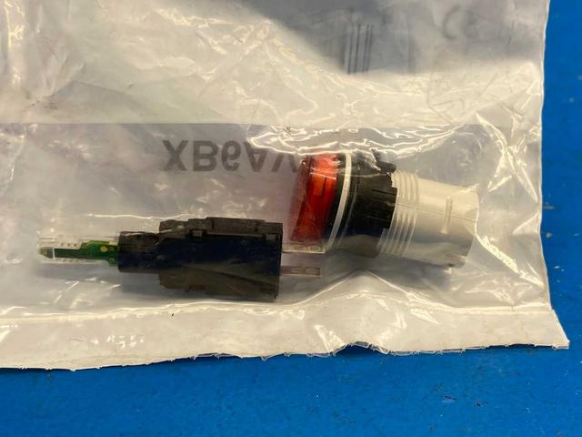 Telemecanique XB6AV4GB (43324) Harmony XB6 Complete Pilot Light Round Red Plastic 16mm Pushbutton