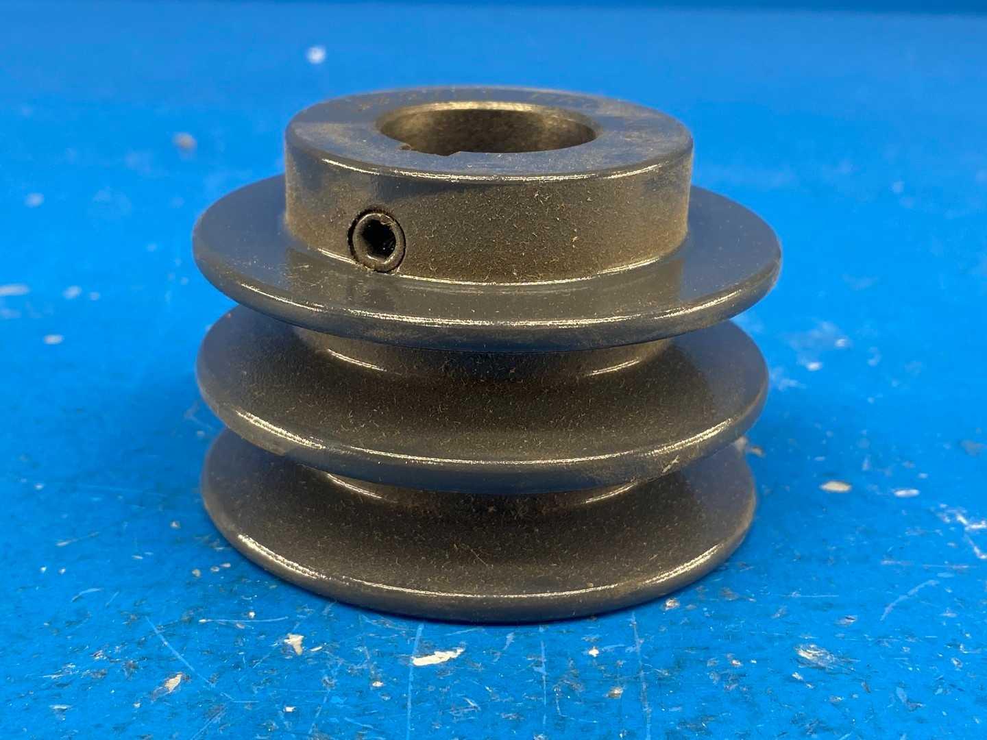 Browning 2AK27X1 V-Belt Pulley Sheave, 2 Groove, 1" Bore, 2.75" OD