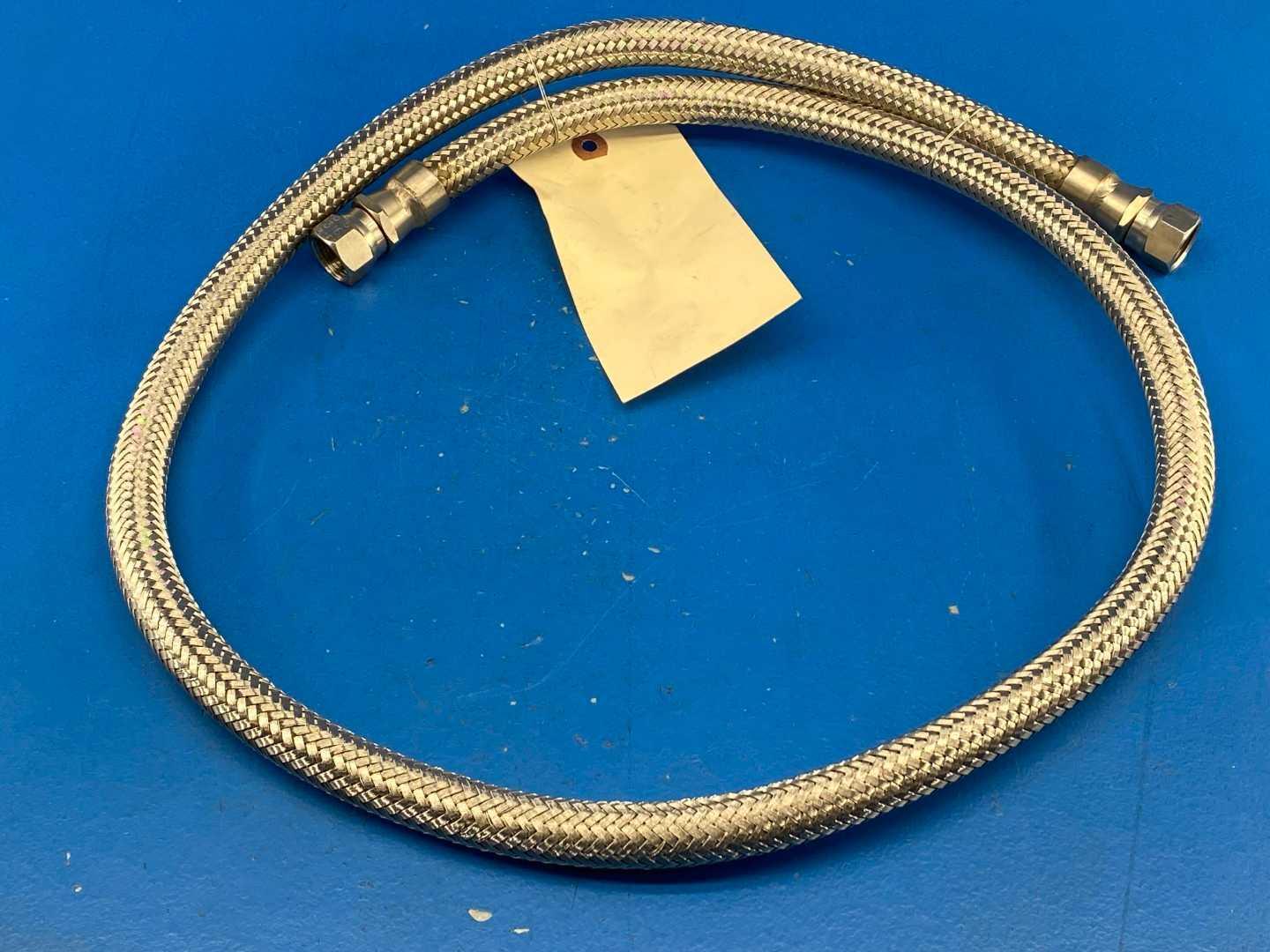 Flexline 316 Stainless Steel Braided Metal Hose Assembly with 316 SS Female Swivel Fittings