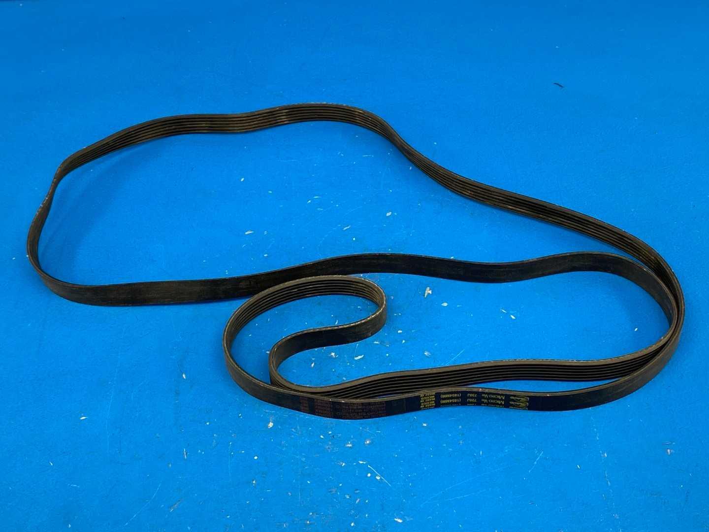 Gates 730J Micro-V Belt 3/32" Pitch; 73" Belt Pitch Length; 3/32" Belt Width; 1 Band; Polyester Tensile Material; Rubbe
