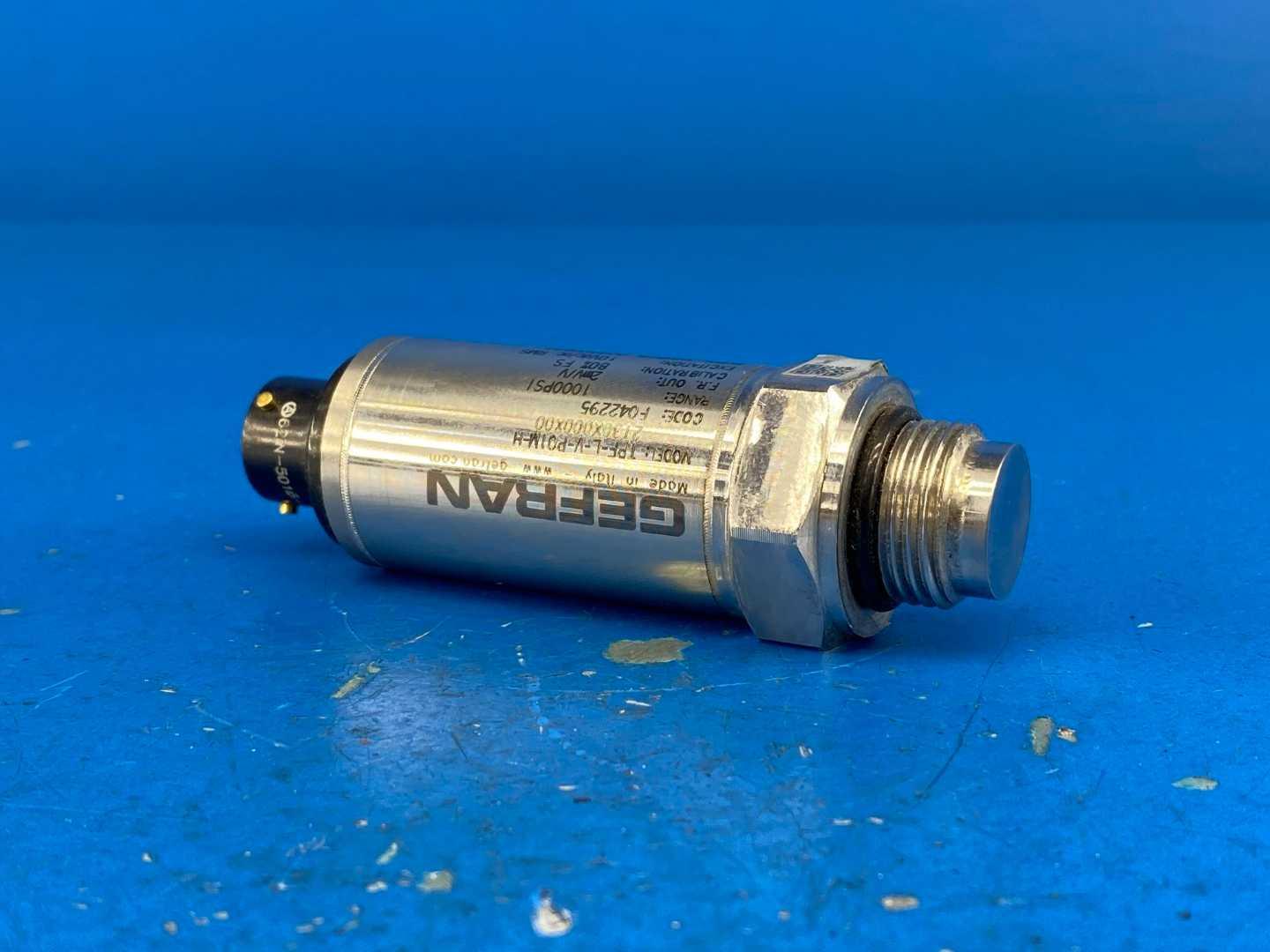 Gefran TPF-L-V-P01M-H 2130X000X00 Flush Diaphragm Pressure Transducer 1000 PSI, 2mV/V, 80% FS Calibration 10VDC/AC
