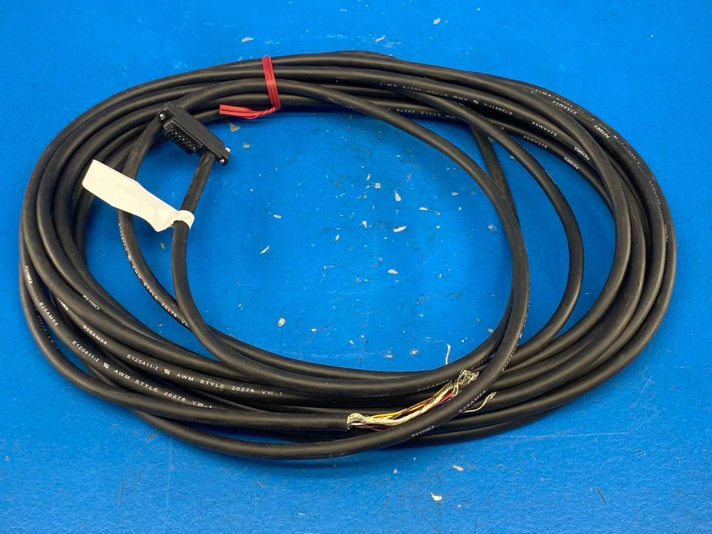 Keyence SL-VP7P-R Safety Light Curtain Receiver Connection Cable (PNP), 7 m