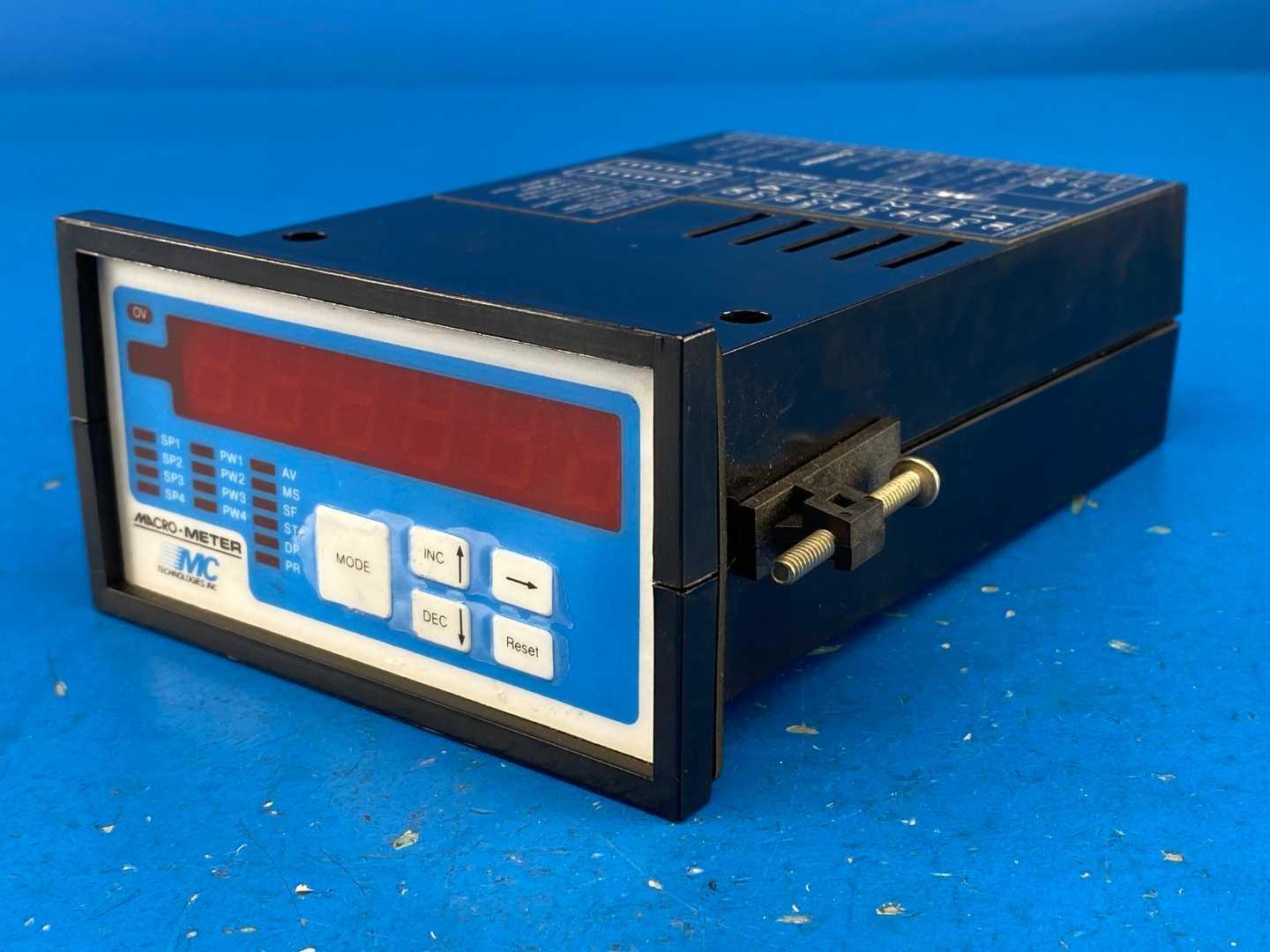 Autotech Controls SMC-M2250-4RN1 Macro Meter Resolver Decoder, 120V, 4 Relay Outputs