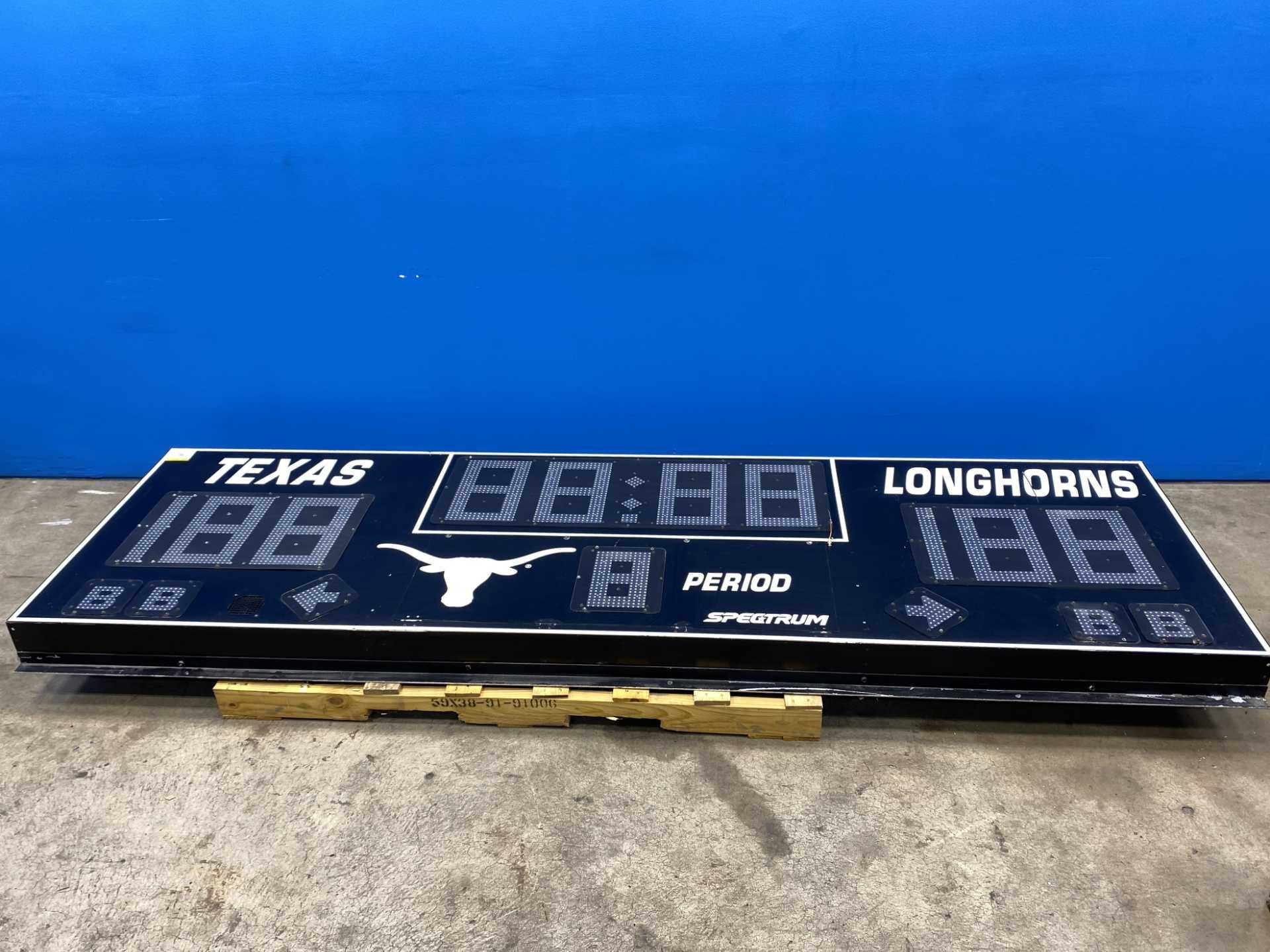Spectrum GENUINE University of TEXAS LONGHORNS Scoreboard from Austin Campus 3 x 10 (Does not power on)