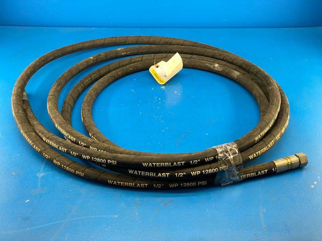 Waterblast 1/2" WP 12800 PSI Very High-Pressure Water Blast Hose 25FT