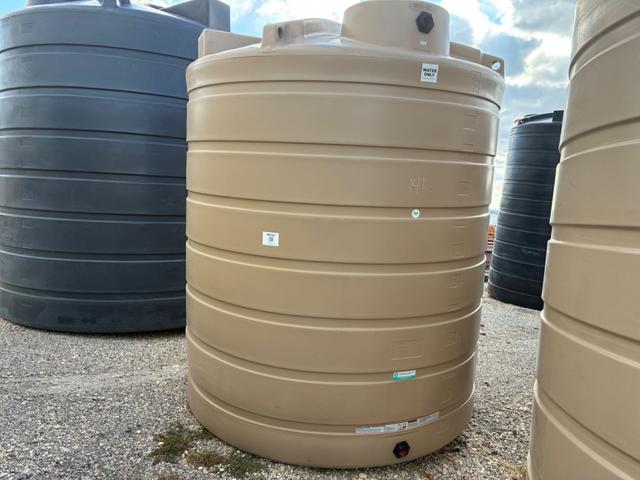 2,500 Gallon Flat Bottom Storage Tank - Tan