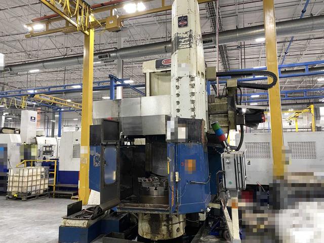 PARTS UNIT Bullard DYN-AU-TAPE 36" Vertical Turret Lathe VTL NCC, GE Fanuc Series 18i-T Control, 36" Table, 40" Swing, 48" Turn Dia, 50" Turn Height, X/Z Axis