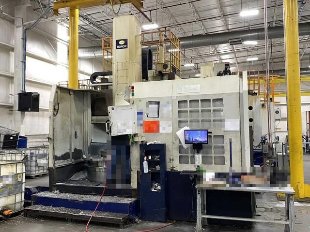 Honor Seiki VL-160C 2010 CNC VTL Vertical Turning Center, Fanuc 0i-TD, 78.7" Swing, 63" Table, 12-ATC, 60 HP, 28,649 Hours