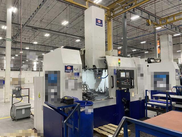 Honor Seiki VL-86C CNC Vertical Turning Center Fanuc 0i-TF, 15,585 Hours, 2016, 32" Table, 37.4" Swing, 37.4" Turn Dia, 25.5" Turn Height, 12-Station Turret, 70 kVA