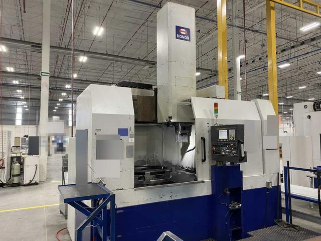 Honor Seiki VL-86C CNC Vertical Turning Center Fanuc 0i-TF, 15,473 Hours, 2016, 32" Table, 37.4" Swing, 37.4" Turn Dia, 25.5" Turn Height, 12-Station Turret, 70 kVA