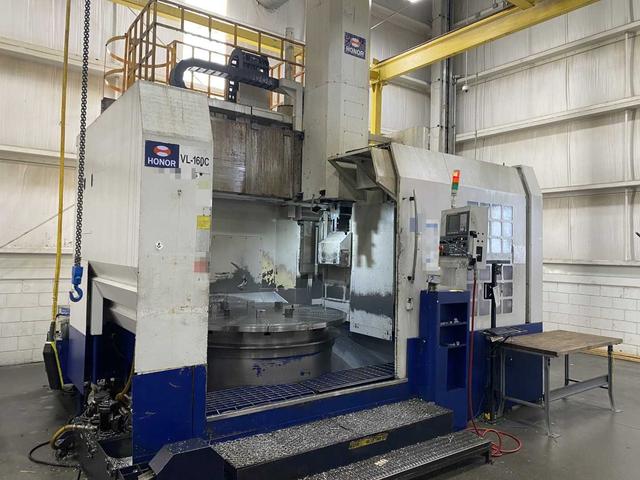 Honor Seiki VL-160C 2015 CNC VTL Vertical Turning Center, Fanuc 0i-TF, 78.7" Swing, 63" Table, 12-ATC, 60 HP, 18,030 Hours