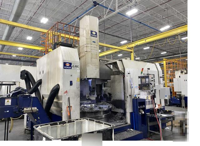 Honor Seiki VL-160C 2012 CNC VTL Vertical Turning Center, Fanuc 0i-TD, 78.7" Swing, 63" Table, 12-ATC, 60 HP, 33,565 Hours