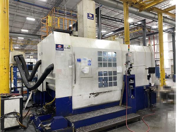 Honor Seiki VL-160C 2012 CNC VTL Vertical Turning Center, Fanuc 0i-TD, 78.7" Swing, 63" Table, 12-ATC, 60 HP, 17,491 Hours