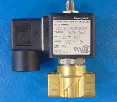 Honeywell 491514P SKINNER 7131KBN2JV00N0D4D2P3 1/4" SOLENOID VALVE 120V