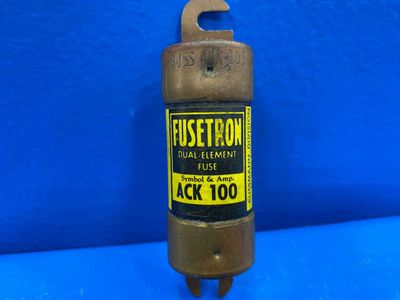 Cooper Bussmann ACK 100 AMP Fusetron Dual element