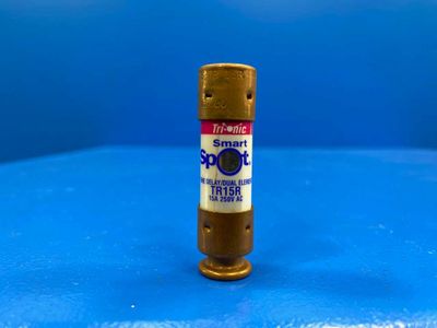 Mersen TR15R 15 Amp Class RK5 Time-Delay Fuse 250VAC 160VDC Tri-Onic Industrial