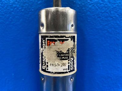 Cooper Bussmann FRS-R-200 200 Amp Fusetron Class RK5 Fuse 600VAC