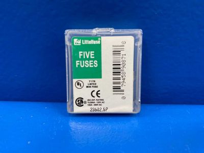 Littelfuse 023502.5VXP 2.5 AMP Cartridge Fuses 250 V 5X20mm (P)