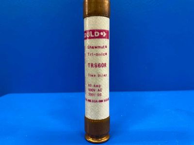 Gould Shawmut TRS60R 60 Amp Tri-Onic Time Delay Fuse 600VAC