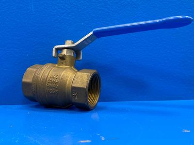 1-1/4" NPT Forged Brass Lock Lever Handle Exhaust Valve (4200587)