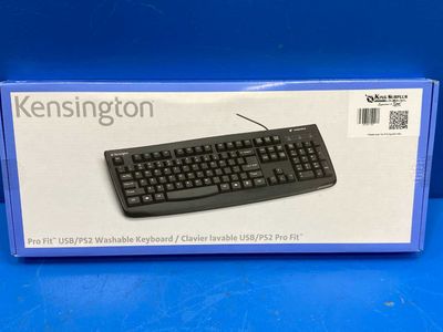 Kensington Pro Fit K64407 USB/PS2 Washable Keyboard K66407