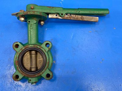 Demco 7f19 Y 2-1/2" Wafer Butterfly Valve with Handle 150 DSI