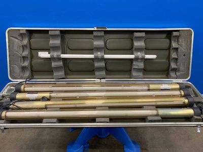 Bruce Industrial Portable Fluorescent Lights Set Industries of 4 for Military Tents