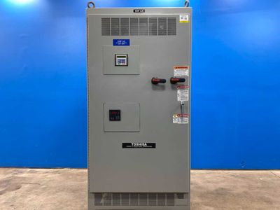 Toshiba VT130S3-451KP12 G3 Tosvert-130 Transistor Inverter VFD, 518 kVA / 450 HP, 480 V, 623 A 3-Phase, 90 Hz