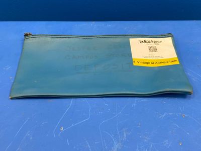 Major Metalfab Co. 6"x11" Co. 6"x11" Vintage Teal Bank Bag