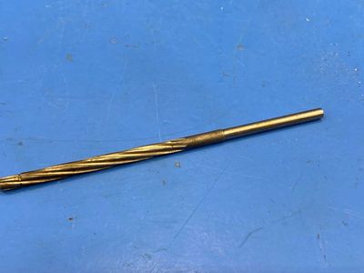 0.1850" spiral taper machine reamer  4-1/2" Long