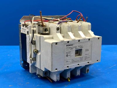 Siemens CLM0E05 100 Amp AC Lighting Contactor 90-100 in-lb Torque 480V 3-Phase / 277V Single Phase 600V Ballast