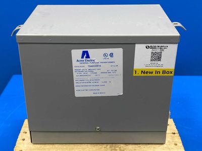 Acme Electric T2A533291S 6 kVA Dry Type Distribution Transformer T2A533291A Pri: 480V Sec: 240V 3-Phase NEMA 3R Outdoor