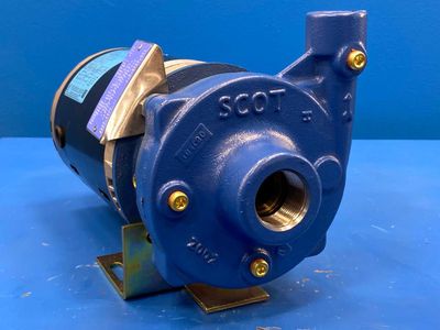 WEG 00156OS3EJPR56J-S 1 1/2 HP 208-230/460V 3460 RPM 3PH 60Hz 56J Motor w/ 128 SF Scot Pump