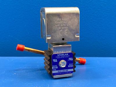 Sporlan E2S120-HP Solenoid Valve 1/4" ODF Solder Connections w/ MKC-1 Coil Assembly 24/50-60 JAQ