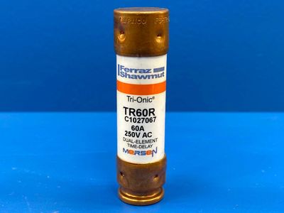 Mersen TR60R 60 Amp Class RK5 Time-Delay Fuse 250VAC 160VDC Tri-Onic Industrial